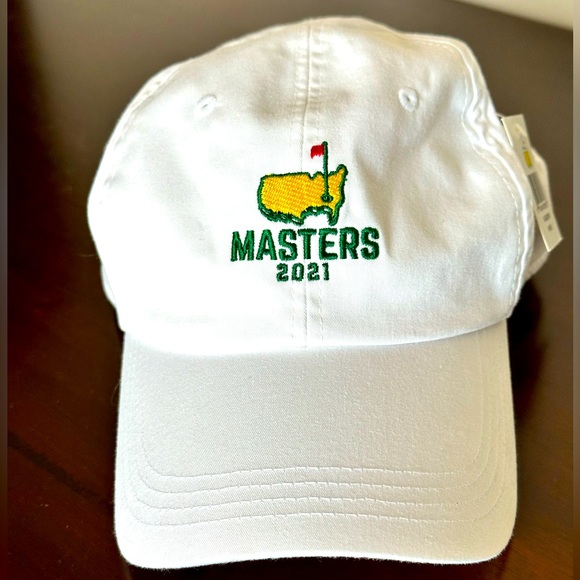 Masters Accessories Masters Golf 22 Augusta Logo White Hat Nwt